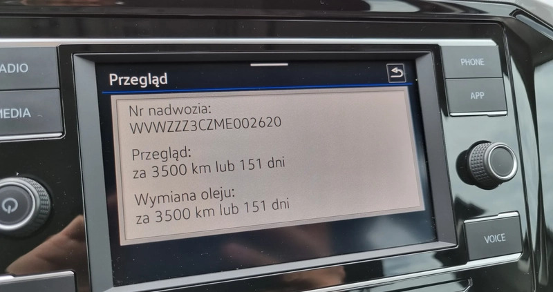 Volkswagen Passat cena 86999 przebieg: 54000, rok produkcji 2020 z Lubin małe 407